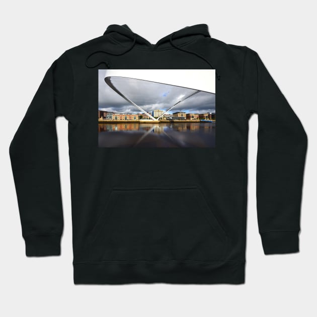 Gateshead Millennium Bridge Hoodie by StephenJSmith